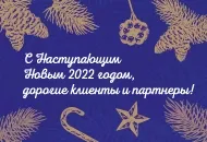 С наступающим Новым 2022 годом!